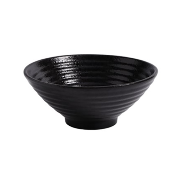 Mino ceramic bowl, 8.03x7.27 in