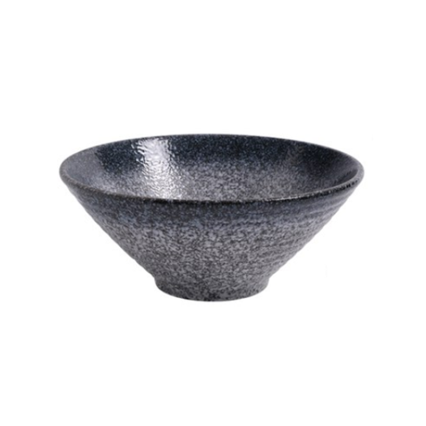 Mino ceramic bowl, 8.03x7.27 in