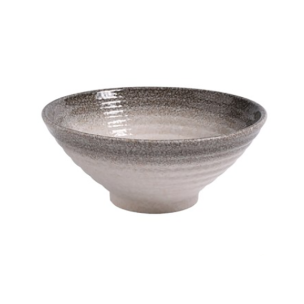 Mino ceramic bowl, 8.03x7.27 in