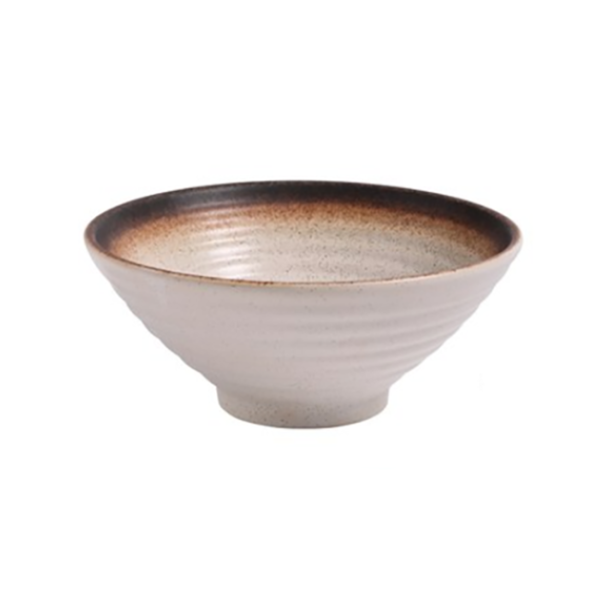 Mino ceramic bowl, 9.37x3.78 in
