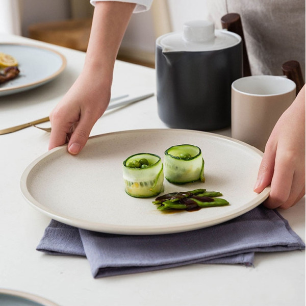 Matteo ceramic plate, 10.39 in