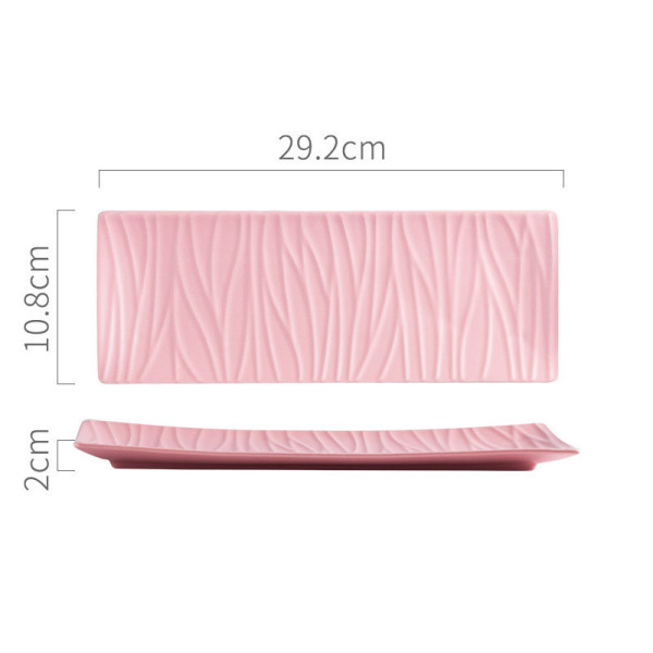 Linboo large sushi plate, 11.42x4.25 in