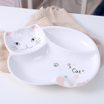 Mr.Cat ceramic plate, 10.55 in 2