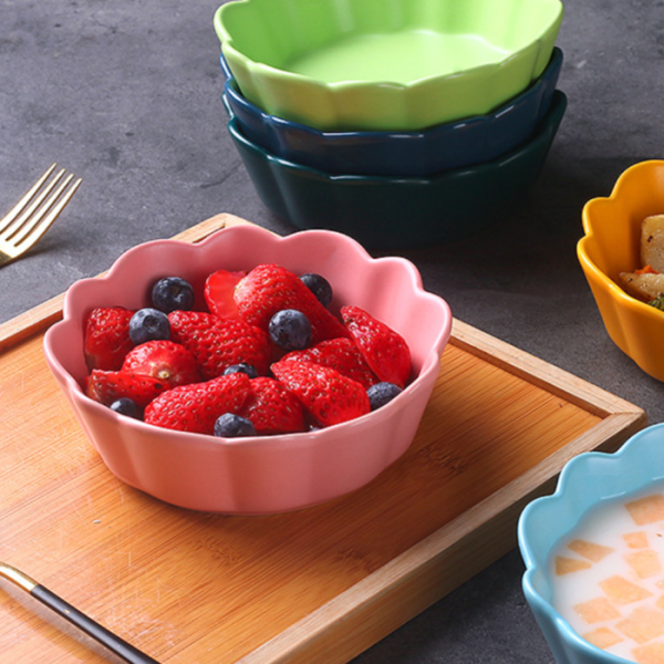 Blombo ceramic bowl, 5.7x1.65 in