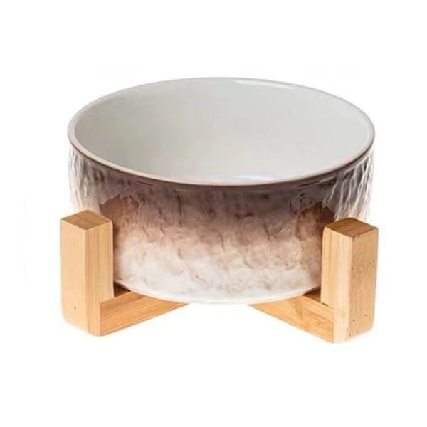 Hanvor ceramic bowl with a holder, 6.14x4.43 in