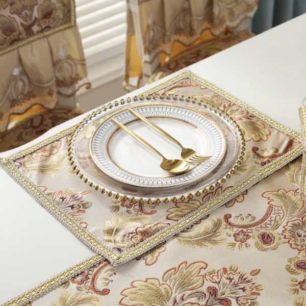 Josephine fabric placemat, 11.02x14.96 in