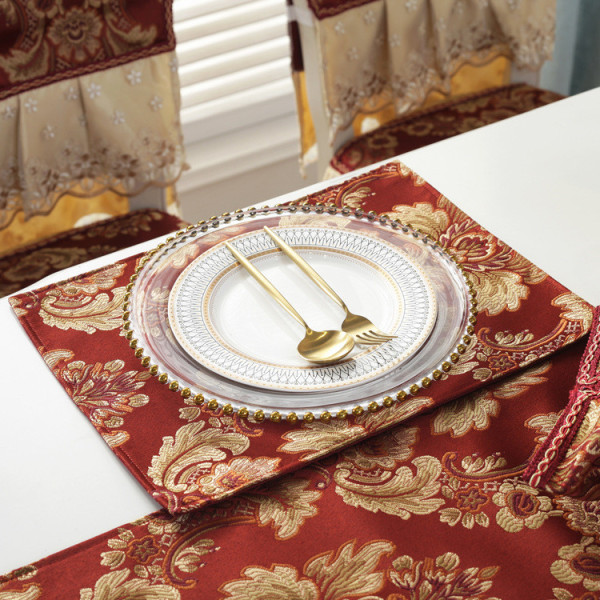 Josephine fabric placemat, 11.02x14.96 in