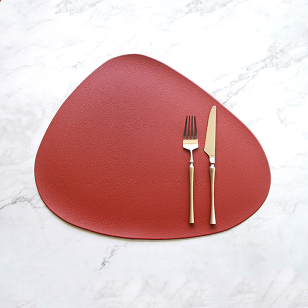 Lette PU-leather placemat, 13.78x17.91 in