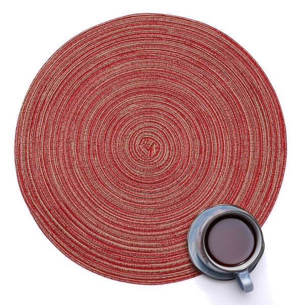 Pamakka cotton round placemat, 13.78 in