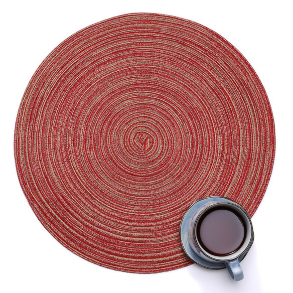 Pamakka cotton round placemat, 13.78 in