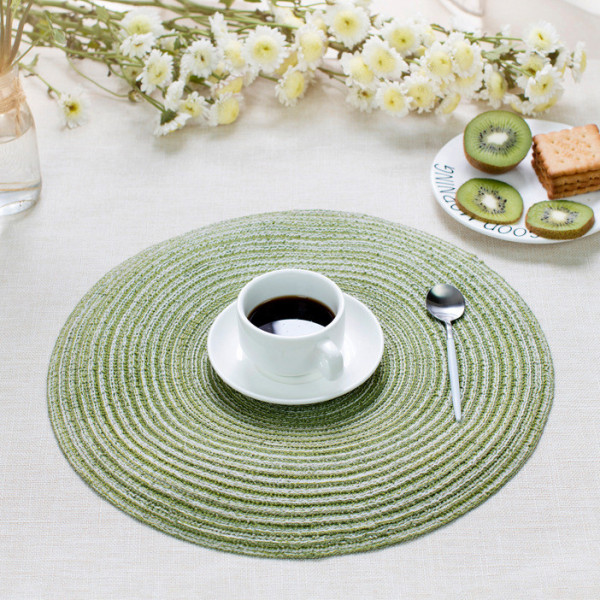 Pamakka cotton round placemat, 13.78 in