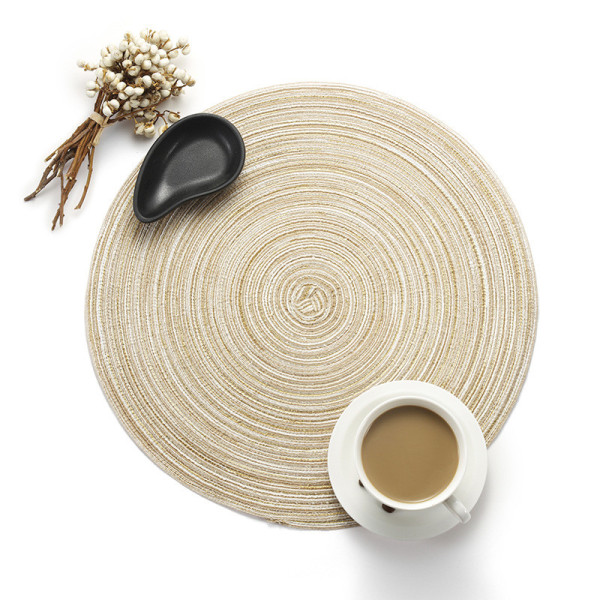 Pamakka cotton round placemat, 13.78 in
