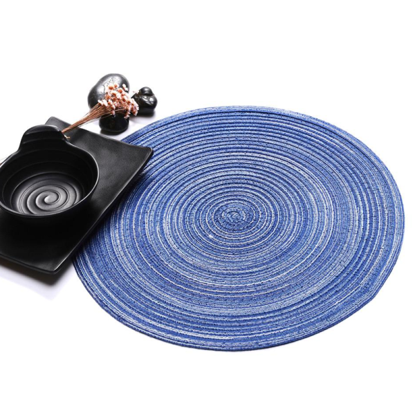 Pamakka cotton round placemat, 13.78 in