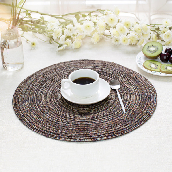 Pamakka cotton round placemat, 13.78 in