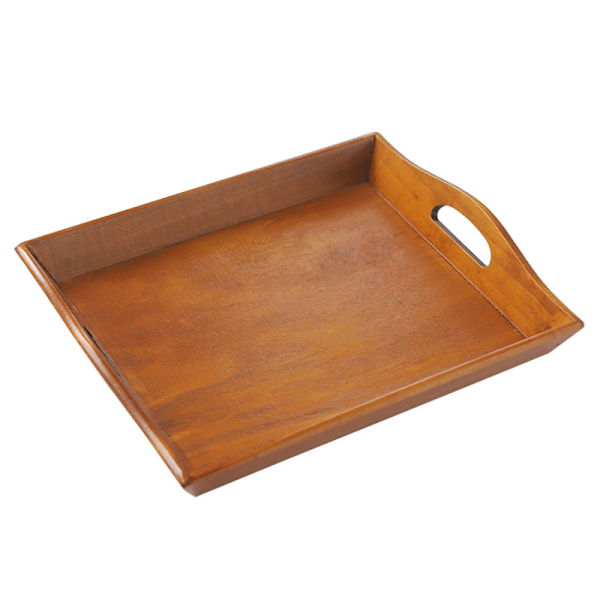 Landom rectangular wooden tray,...