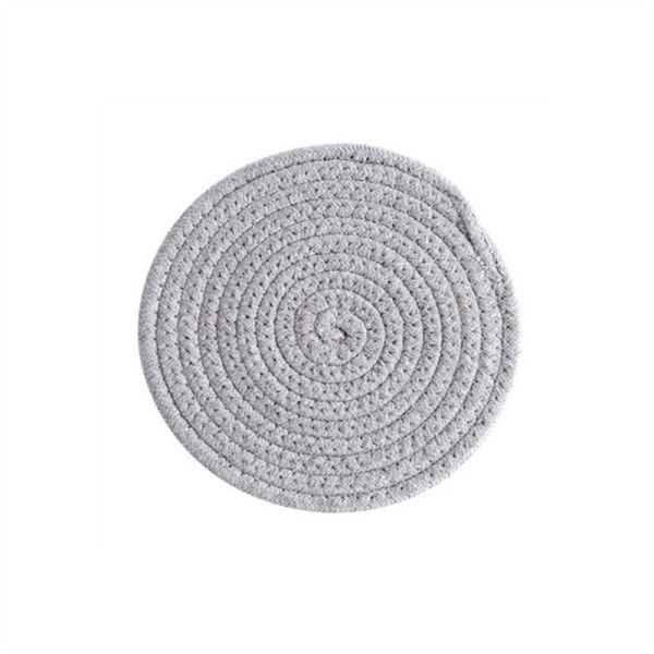 Novalis cotton round coaster, 4.72 in