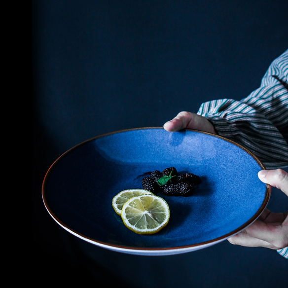 Marea ceramic bowl, 9.45 in