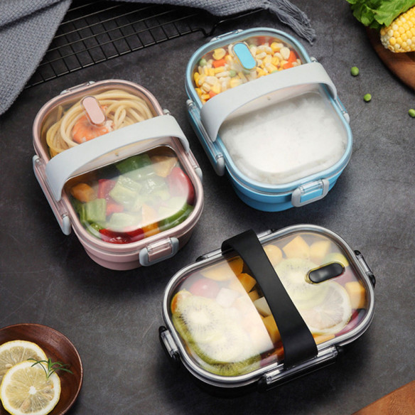 Ninty 1-tier stainless steel lunch box