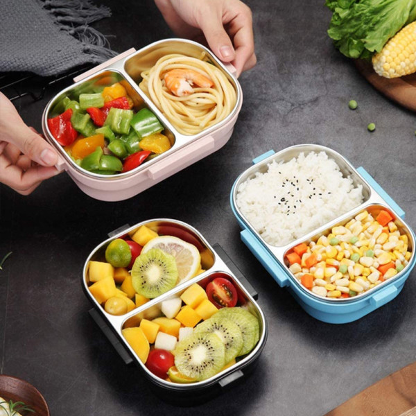 Ninty 1-tier stainless steel lunch box