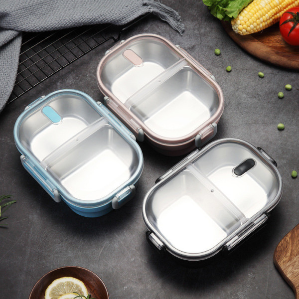 Ninty 1-tier stainless steel lunch box