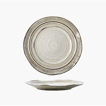 Kama ceramic plate, 10.63 in