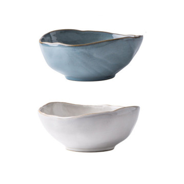 Melilla ceramic bowl, 6.3 in