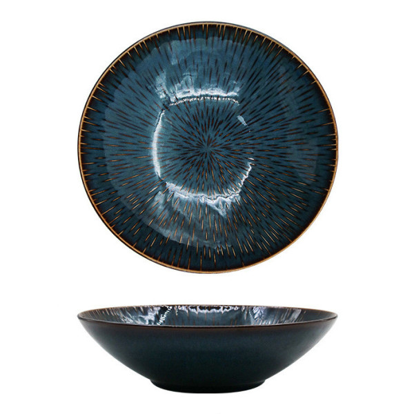 Kina ceramic bowl, 9.65 in