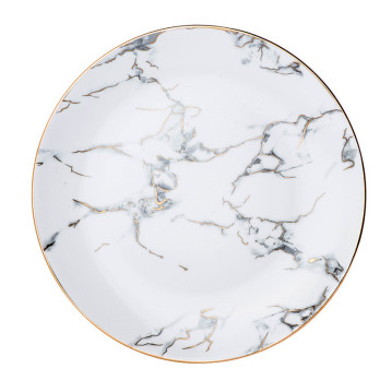 Samora ceramic plate, 9.84 in