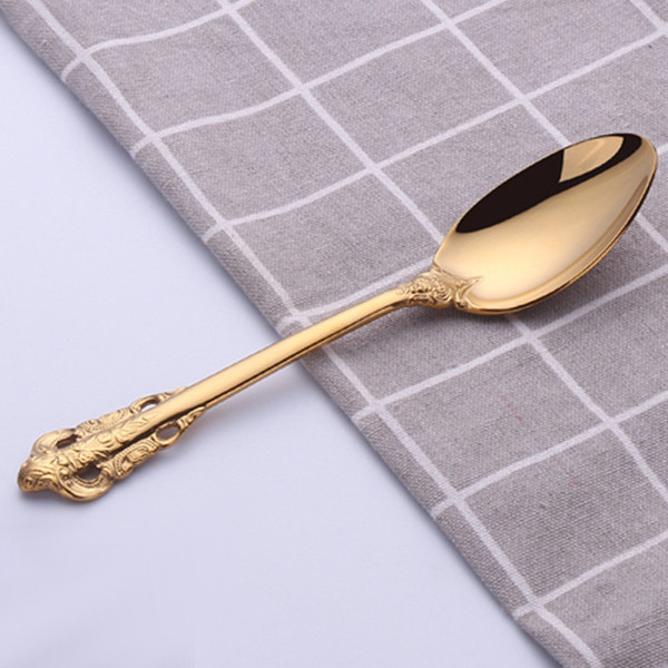 Versailles stainless steel table spoon, 4.92 in