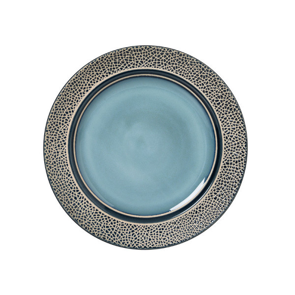 Tarrasa large ceramic plate, 11 in