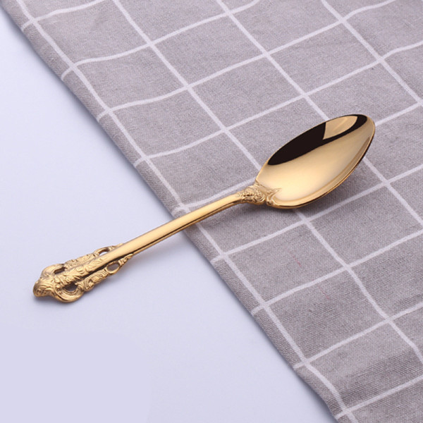 Versailles stainless steel dessert spoon, 7.09 in
