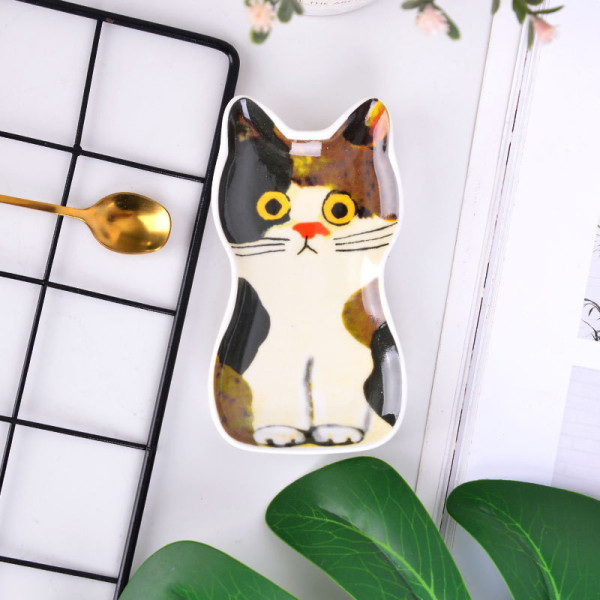 LoveCat "Gizmo" ceramic plates 2 pcs, 4.33 in