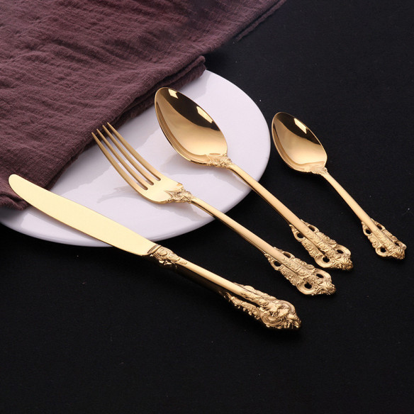 Versailles 4 pcs flatware set, stainless steel
