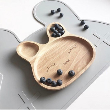 Cute Bunny wooden tray,... 2