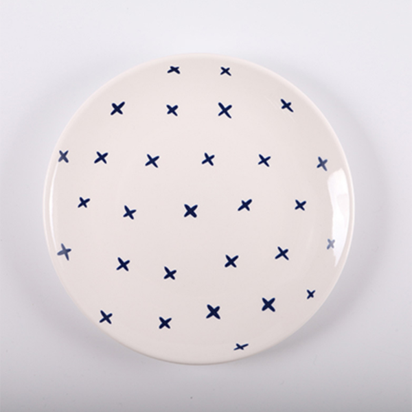 Motivi "Stars" ceramic plate, 8 in
