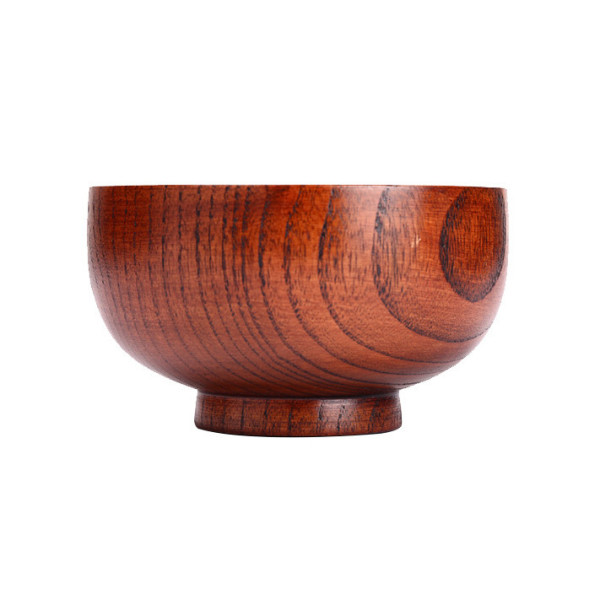 Tokki wooden bowl, 4.65x2.64 in