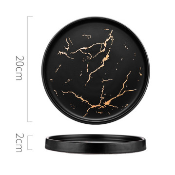 Bersy Black ceramic plate,... 2