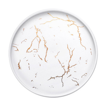 Bersy White ceramic plate,...