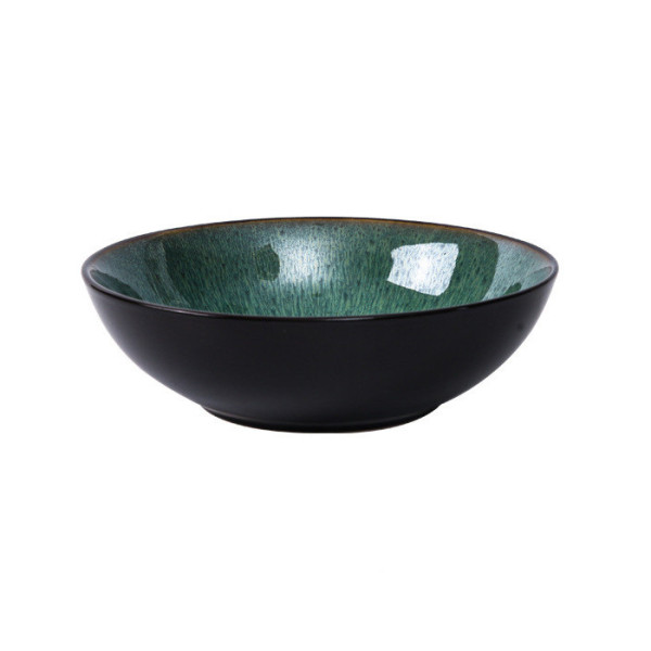 Folkor ceramic bowl, 7.68x2.36 in