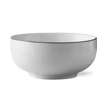 Abby ceramic bowl, 8.07x3.7 in