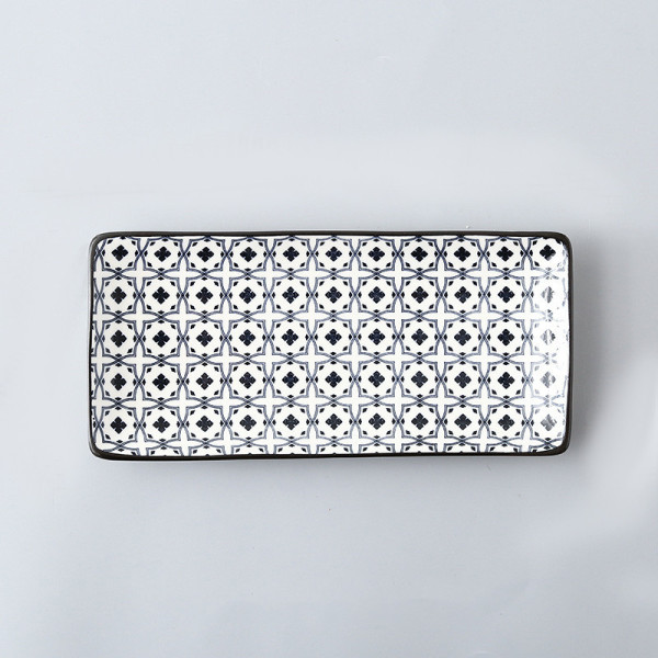 Arlin Stars rectangular sushi plate, 9.84x4.72 in