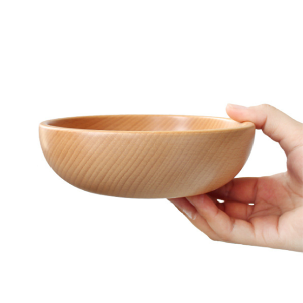 Jujube wooden bowl, 5.9x1.77 in