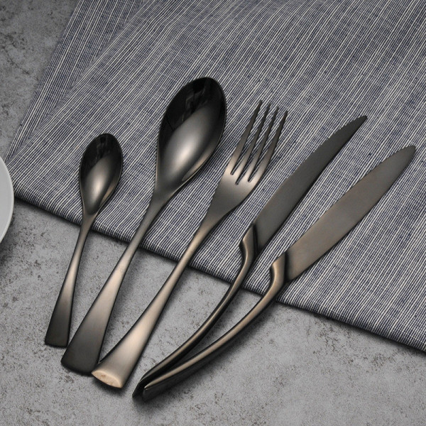 Busan 5 pcs flatware set, stainless steel