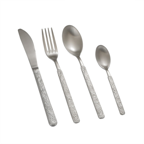 Viking Matte 4 pcs flatware set, stainless steel