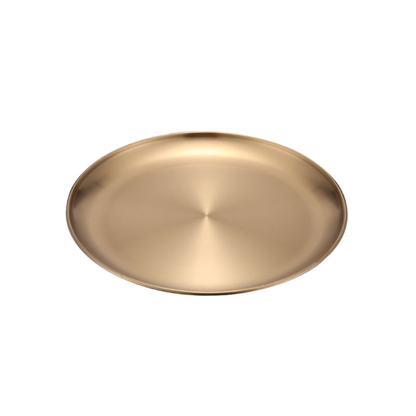 Melissa Gold stainless steel plate, 5.5 in