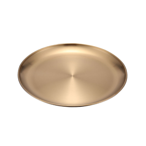 Melissa Gold stainless steel plate, 7.87 in