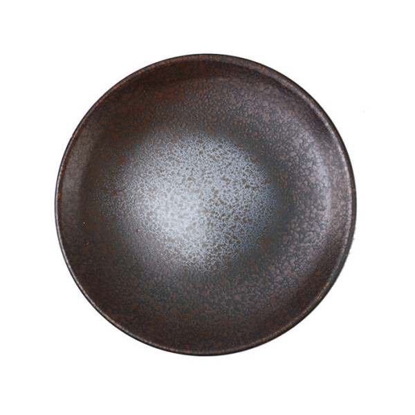 Archaic Rhyme dessert ceramic plate, 6.1 in