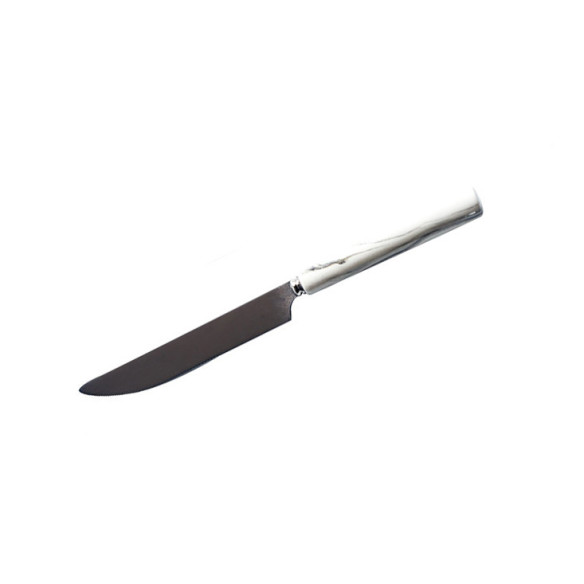 White Marble table knife, 8 in