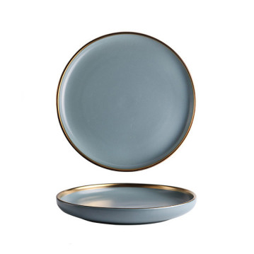 Elissa Blue ceramic plate,...