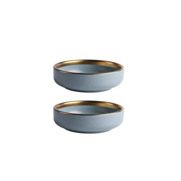 Elissa Blue saucers 2 pcs,...